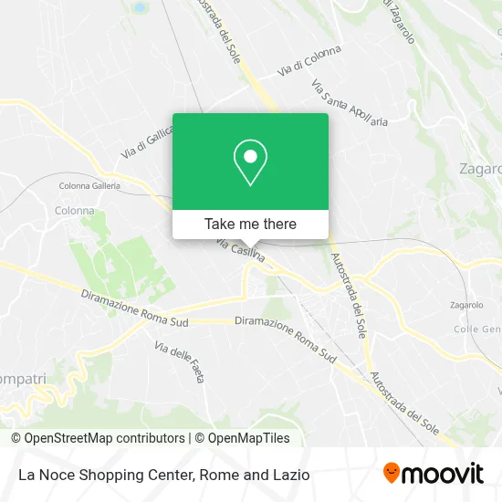 La Noce Shopping Center map