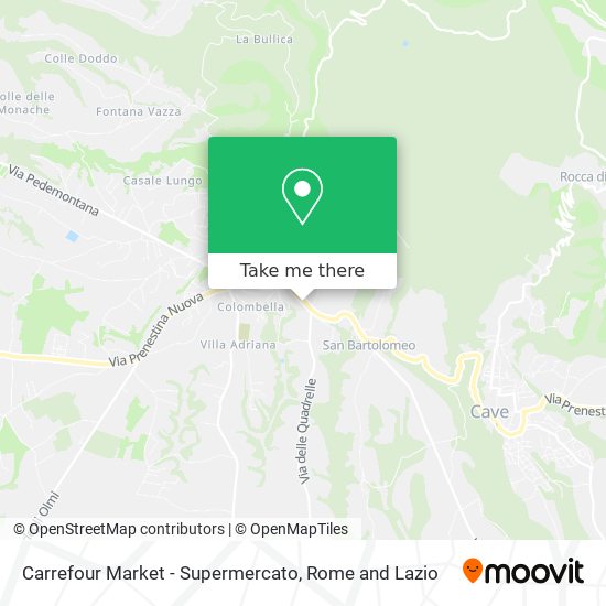 Carrefour Market - Supermercato map