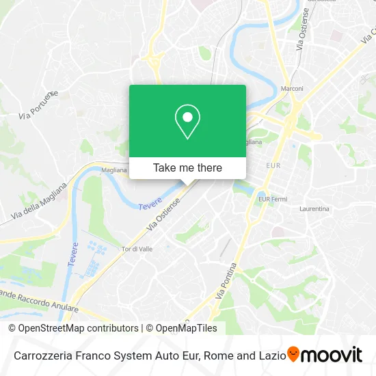 Franco System Auto Body Shop map