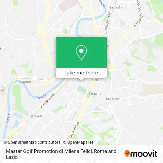 Master Golf Promotion by Milena Felici map