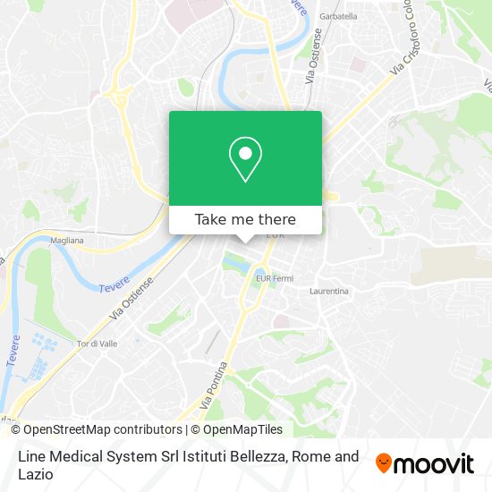 Line Medical System Srl Istituti Bellezza map