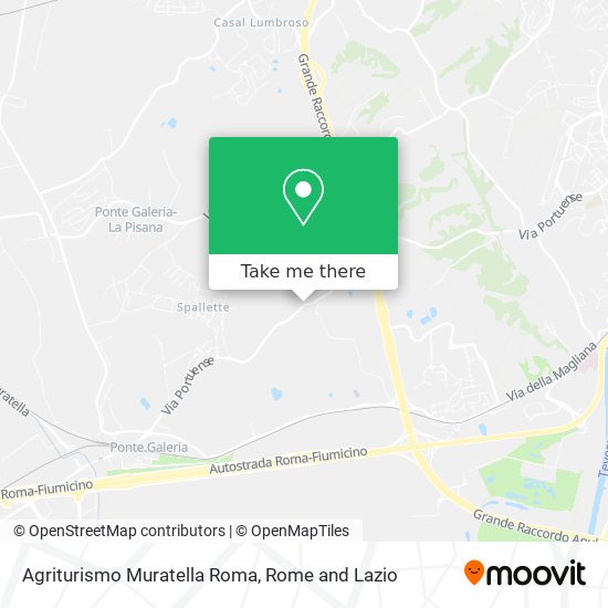 Agriturismo Muratella Roma map