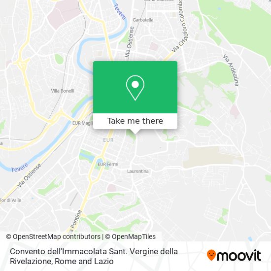 Convento dell'Immacolata Sant. Vergine della Rivelazione map