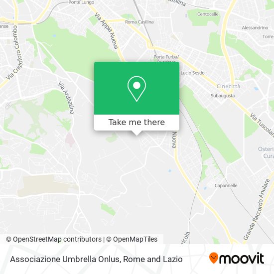 Associazione Umbrella Onlus map