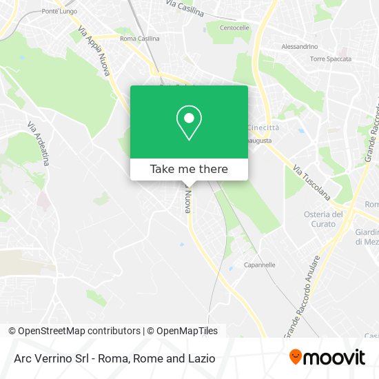 Arc Verrino Srl - Roma map