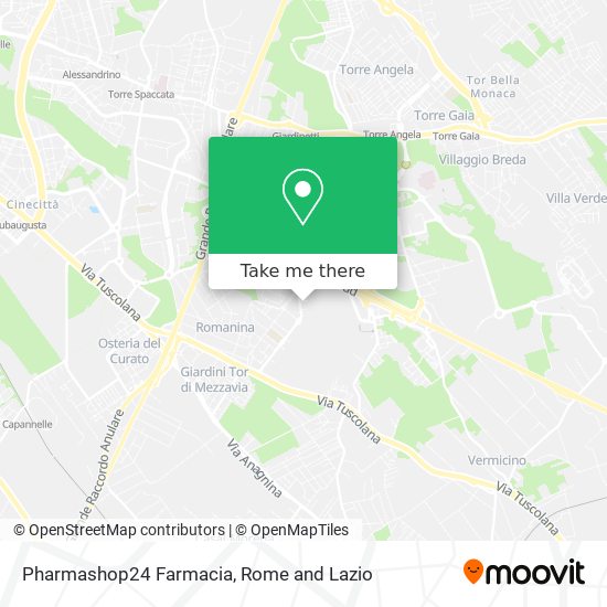 Pharmashop24 Farmacia map