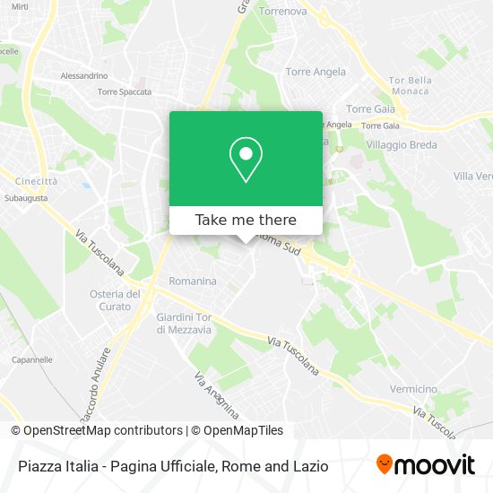 Piazza Italia - Pagina Ufficiale map