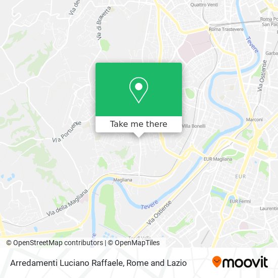 Arredamenti Luciano Raffaele map