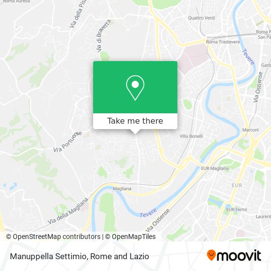 Manuppella Settimio map