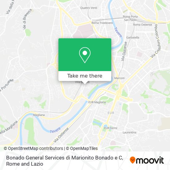 Bonado General Services di Marionito Bonado e C map