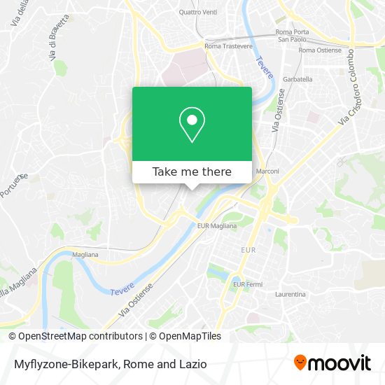 Myflyzone-Bikepark map