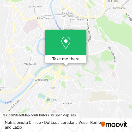 Nutrizionista Clinico - Dott.ssa Loredana Vesci map