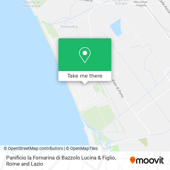 Panificio la Fornarina di Bazzolo Lucina & Figlio map