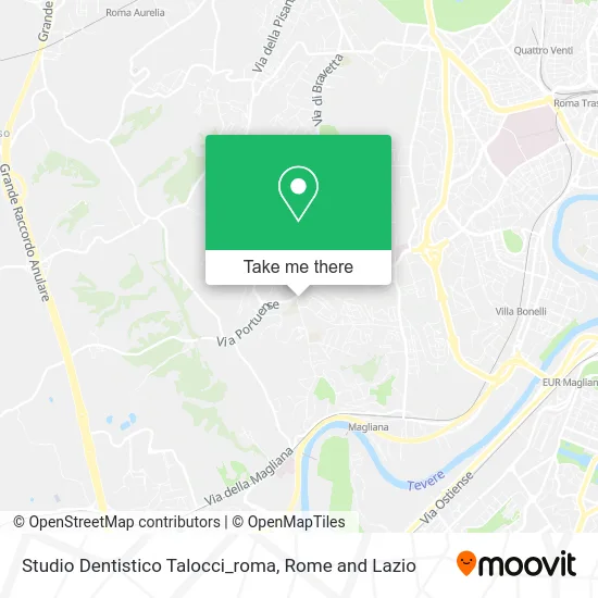 Talocci Dental Studio_rome map