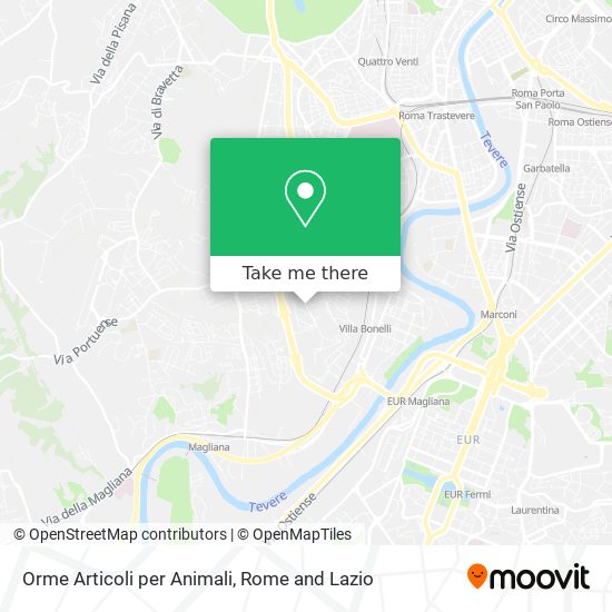 Orme Articoli per Animali map