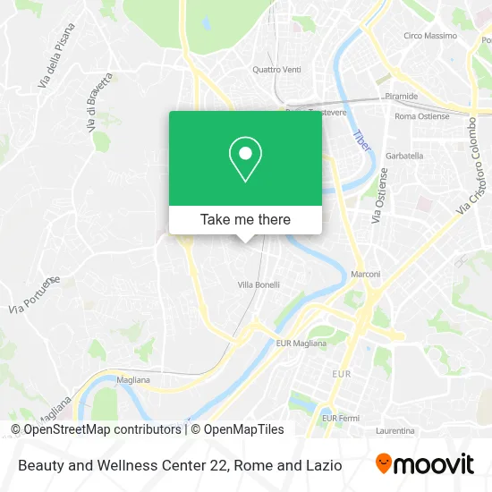 Beauty and Wellness Center 22 map