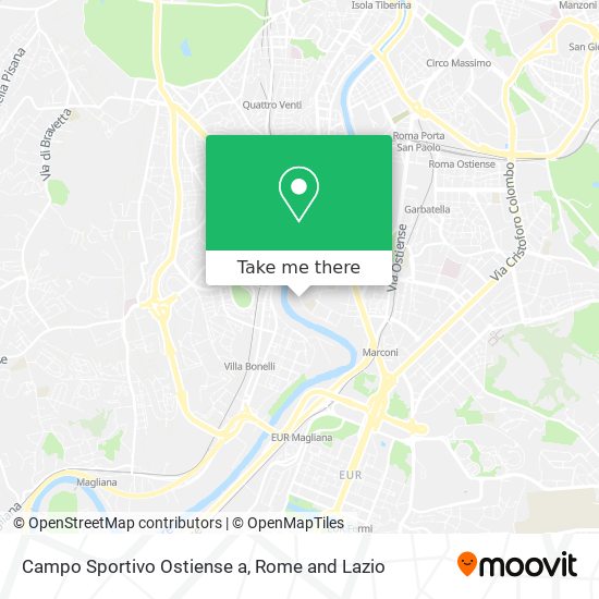 Campo Sportivo Ostiense a map