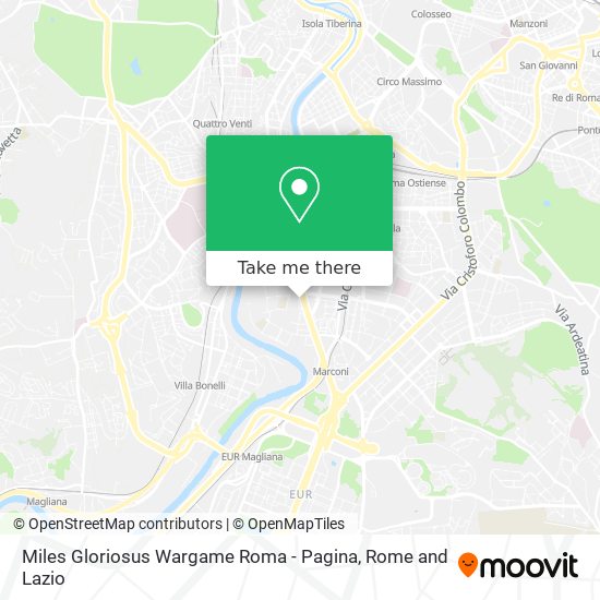 Miles Gloriosus Wargame Roma - Pagina map