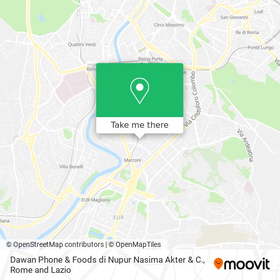 Dawan Phone & Foods di Nupur Nasima Akter & C. map