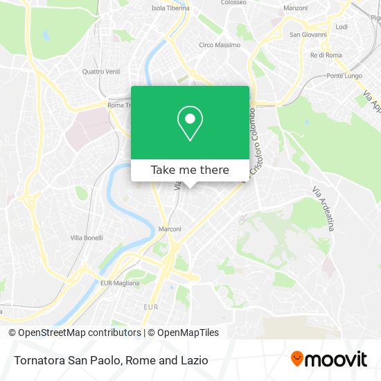 Tornatora San Paolo map