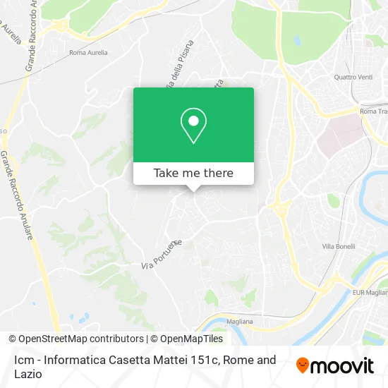 ICM - Casetta Mattei 151c Informatics map