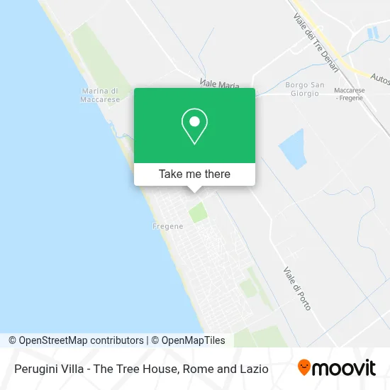 Perugini Villa - The Tree House map