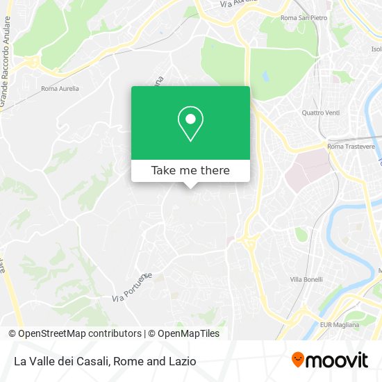 La Valle dei Casali map