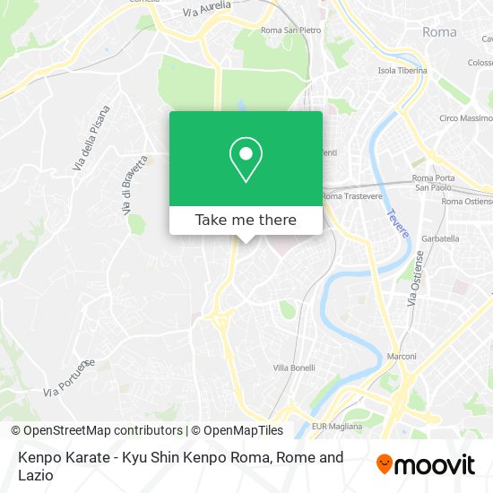 Kenpo Karate - Kyu Shin Kenpo Roma map