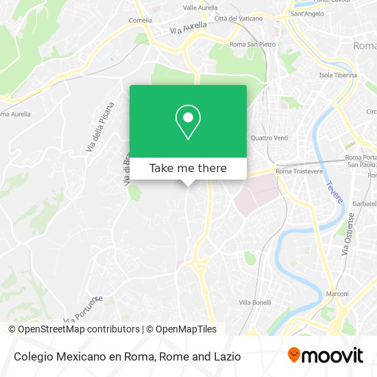 Colegio Mexicano en Roma map