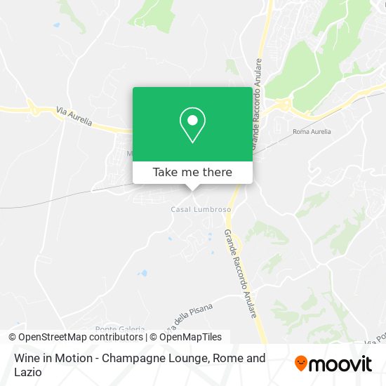 Wine in Motion - Champagne Lounge map