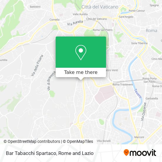 Bar Tabacchi Spartaco map