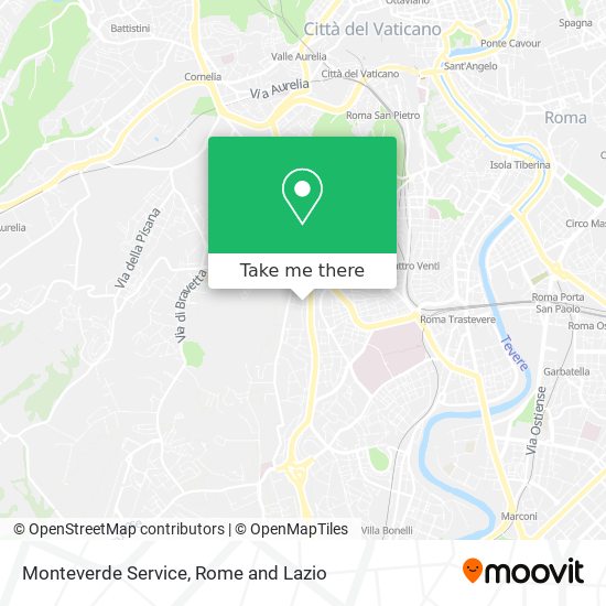 Monteverde Service map