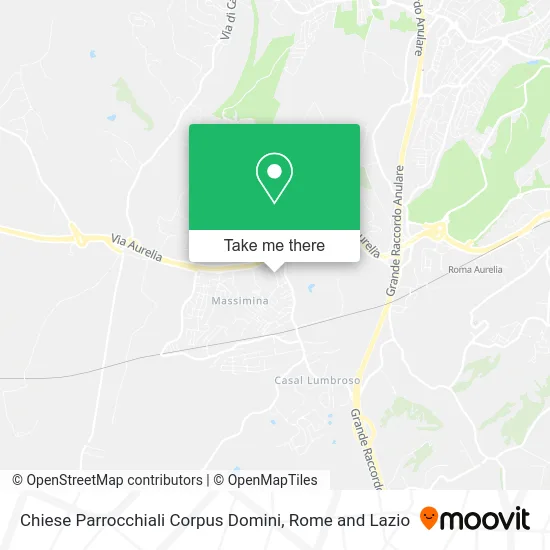 Corpus Domini Parish Churches map