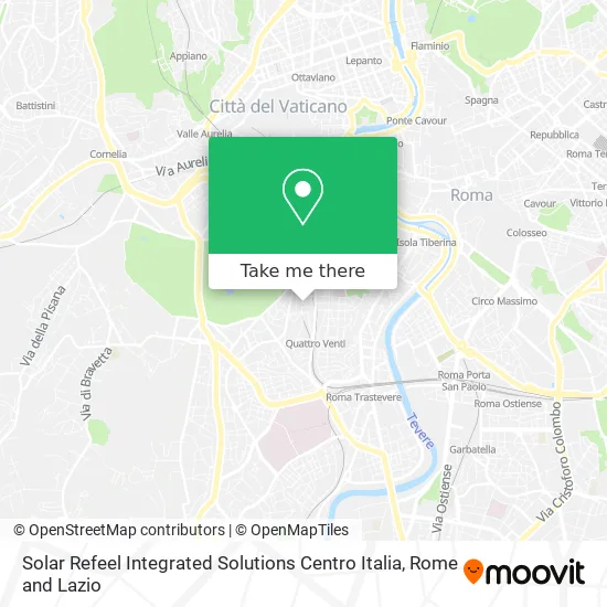 Solar Refeel Integrated Solutions Centro Italia map