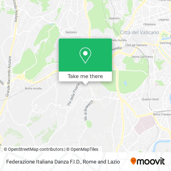 Federazione Italiana Danza F.I.D. map