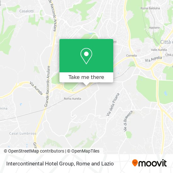 Intercontinental Hotel Group map