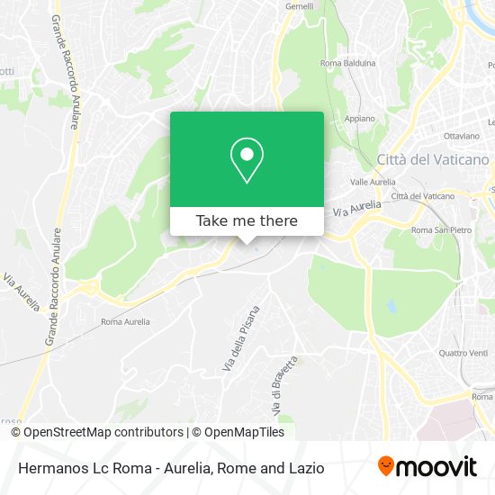 Hermanos Lc Roma - Aurelia map
