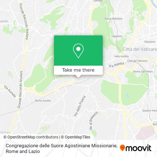 Congregazione delle Suore Agostiniane Missionarie map