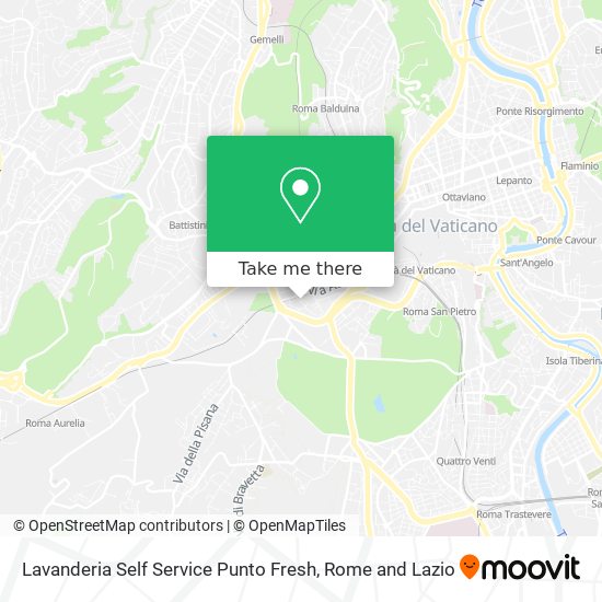 Lavanderia Self Service Punto Fresh map