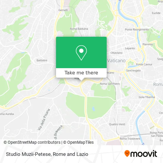 Muzii-Petese Studio map
