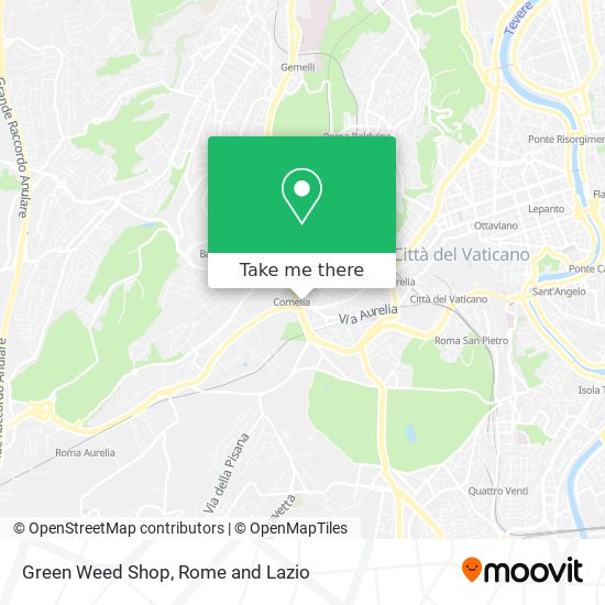 Green Weed Shop map