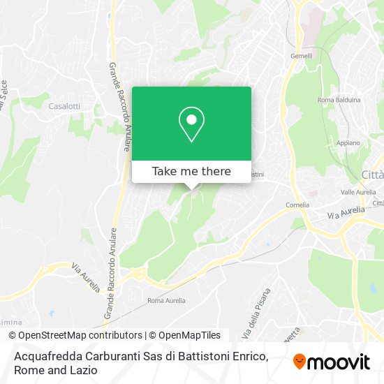 Acquafredda Carburanti Sas di Battistoni Enrico map