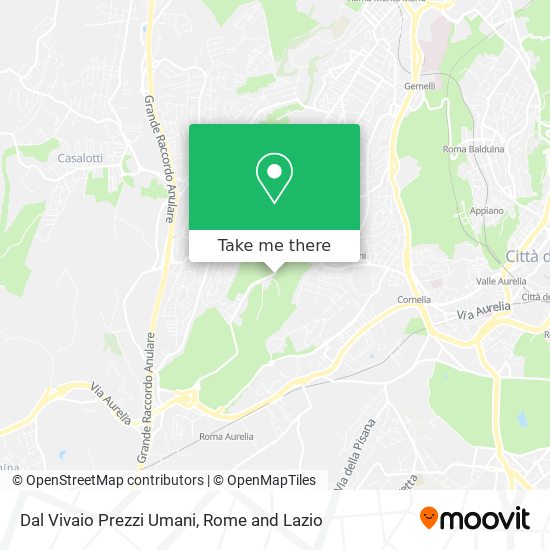 Dal Vivaio Prezzi Umani map