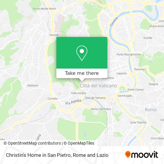 Christin's Home in San Pietro map