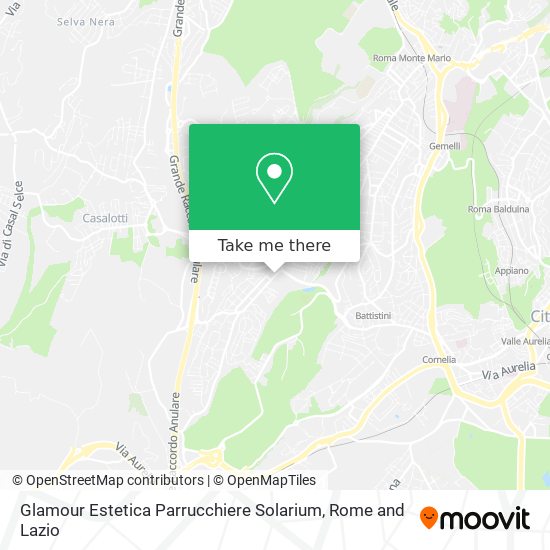 Glamour Estetica Parrucchiere Solarium map