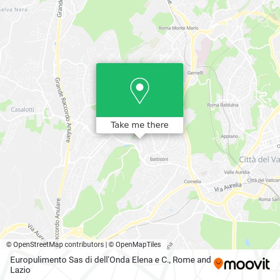 Europulimento Sas di dell'Onda Elena e C. map