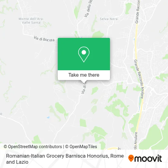 Romanian-Italian Grocery Barnisca Honorius map