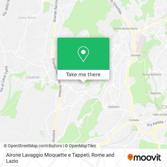 Airone Lavaggio Moquette e Tappeti map