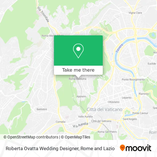 Roberta Ovatta Wedding Designer map