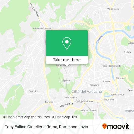 Tony Fallica Gioielleria Roma map